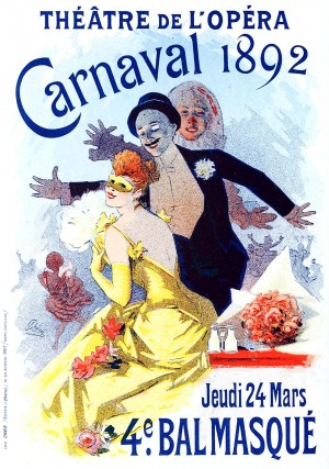 Theatre de Opera Carnaval 1892 original poster